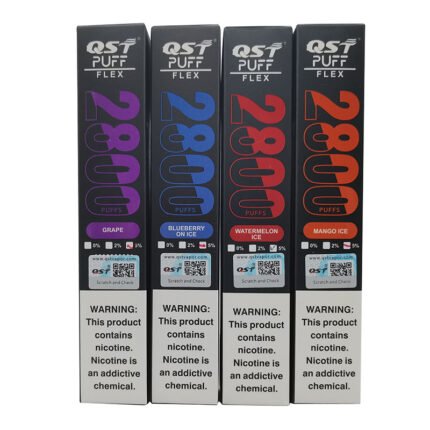 USA Warehouse  QST puff Flex 2800 Puffs  5% Nicotine  Vape original E-Zigarette-1PCS