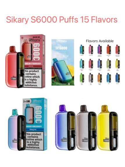 Beginner-Friendly Sikary S6000 Disposable Vape   -10PCS