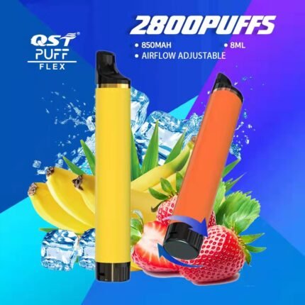 Premium Pen  QST Puff Flex 2800 Puffs  Control  Temperature  Power-50PCS