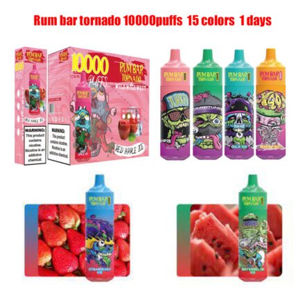 Rechargeable RandM Tornado 10000 Puffs Vape Device  650mAh Type‑C 20ml Mesh Coil Airflow Control Disposable E‑Cigarette-50PS