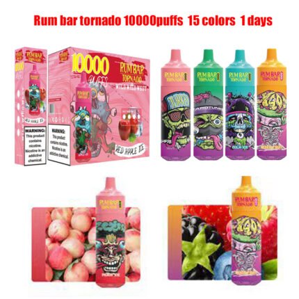 RandM Tornado 10000 Puffs Disposable Vape 20ml 650mAh Type‑C Rechargeable Mesh Coil Airflow Control E‑Cigarette-30PS