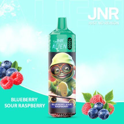 Original JNR ALIEN 10000 Disposable Vape Up To 10000 Puffs, 20ml Capacity, 850mAh Rechargeable Battery 50P