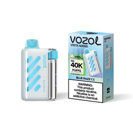 40K Puffs Vozol Vista Vape Rechargeable 20ml E-Juice 1000mAh Cell  LED Indicator Adjustable Power  Airflow 30P