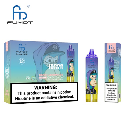 Durable & Portable Electric Smoke Rechargeable Authentic Fumot RandM 15000 Disposables with Massive Count#100PCS