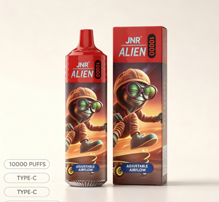 JNR Alien Rechargeable Disposable Vape 10000 Puffs Adjustable Airflow, 20ml  10P