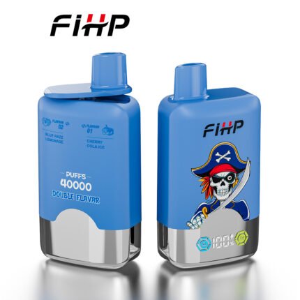 Double Flavor FIHP 40000-Puffs Rechargeable Disposable Device with Large Capacity 30PS
