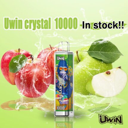 Uwin Crystal 10K Puffs Rechargeable Disposable E Cigarette Crystal Appearance Disposable Vape Pen 100P