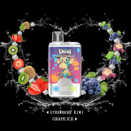 EU Warehouse Wholesale Uwin Crystal Twins 40K Rechargeable Vape Pen Disposable Electronic Cigarette 500PCS